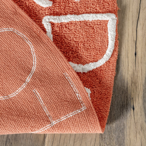 Ebern Designs Kids Washable Round Alphabet Rug & Reviews Wayfair